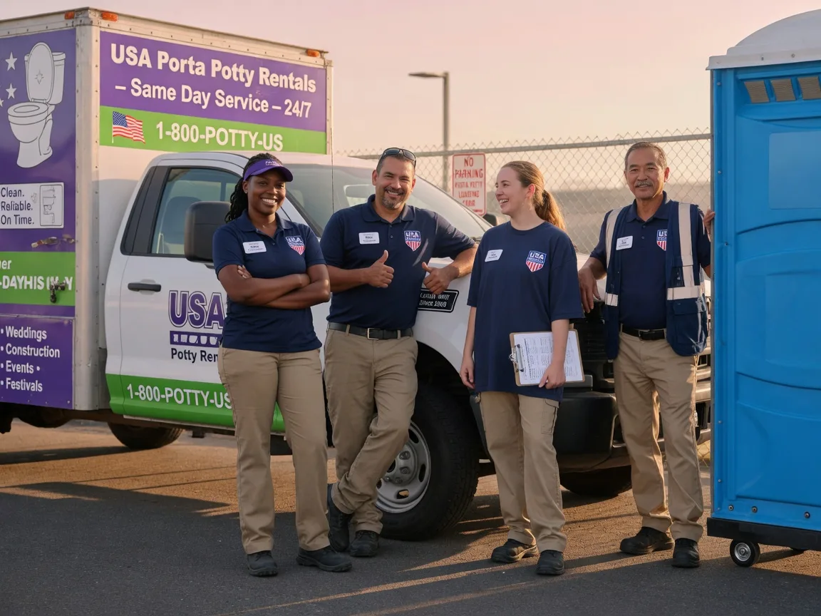 Porta Potty Rental company in Sun, LA