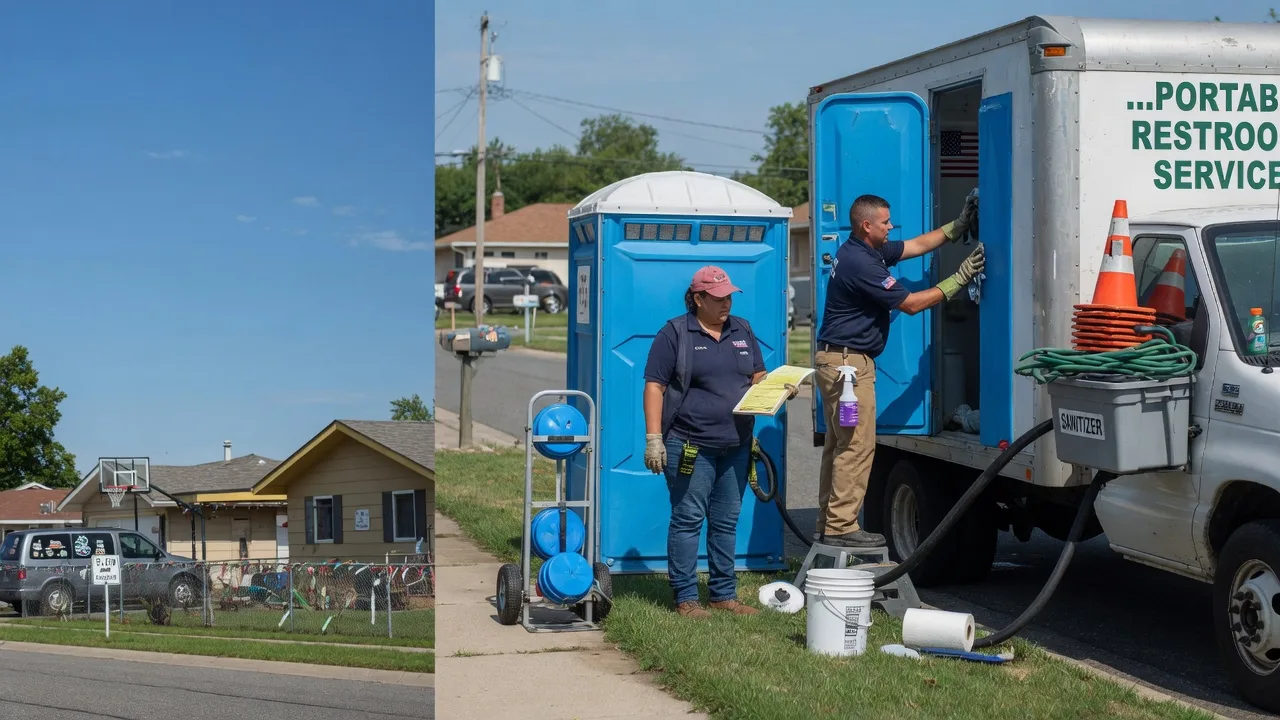 Portable Toilet Rental in Sun, LA near me